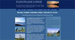 Desktop Screenshot of floatplanelodge.com