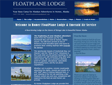 Tablet Screenshot of floatplanelodge.com